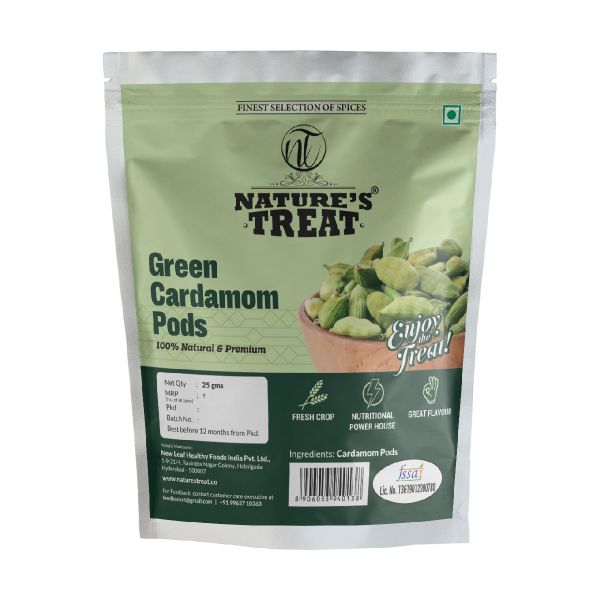 Natures Treat  Green Cardamom pods